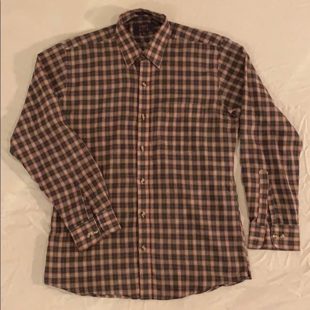 Ashley & Reid 15 1/2 Plaid Button-up